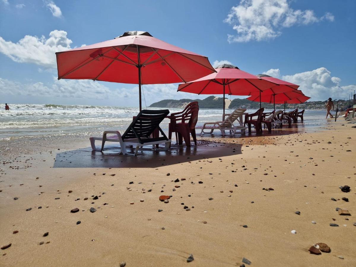 Na Praia - Araca 407 Luxo - Lateral Vista Mar Natal Eksteriør billede